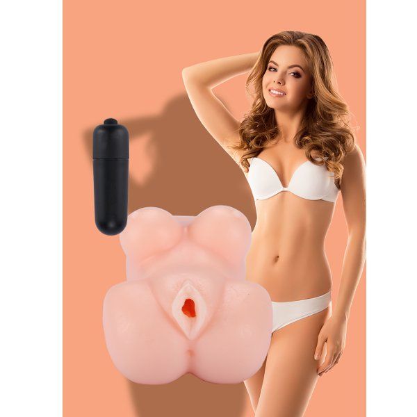 Телесный мастурбатор-вагина Lisa Vibrating Body Masturbator